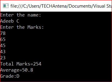 vb.net console application