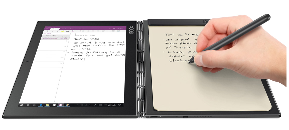 Lenovo Yoga Book Specifications