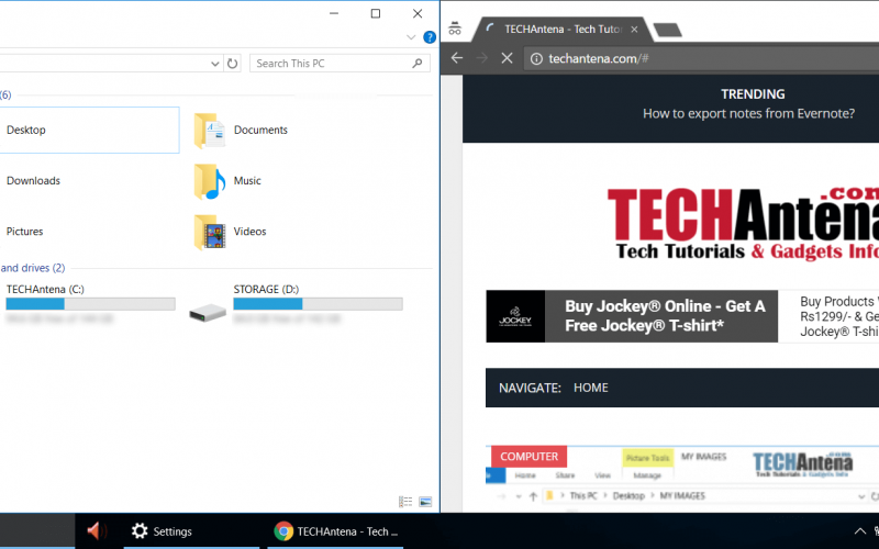 Multi-Tasking Feature of Windows