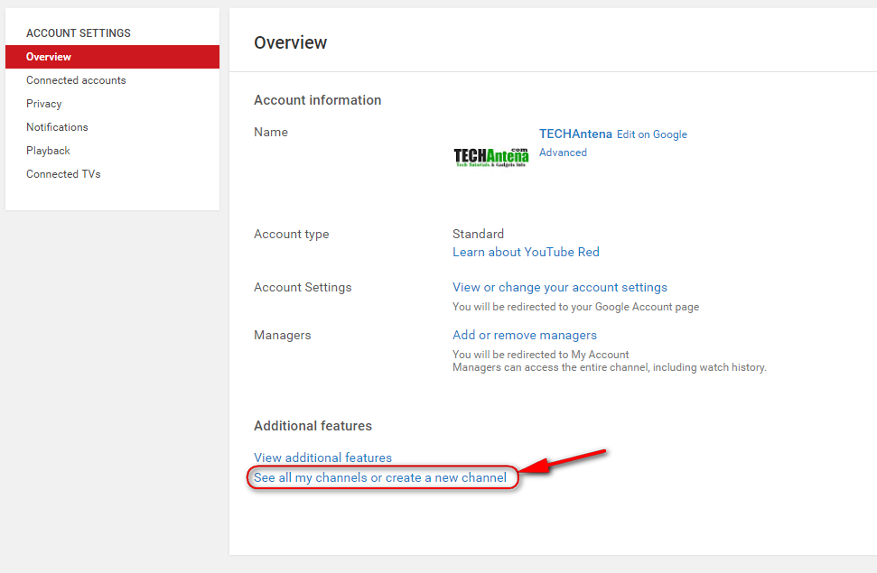 Create Multiple YouTube Channels