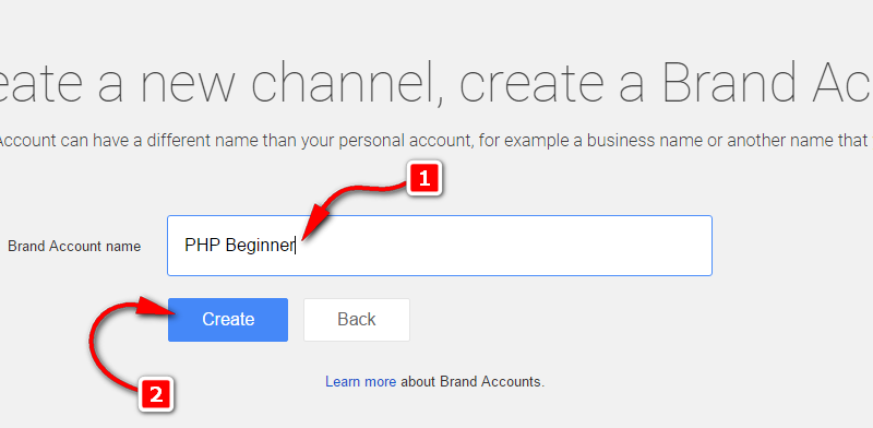 Create Multiple YouTube Channels