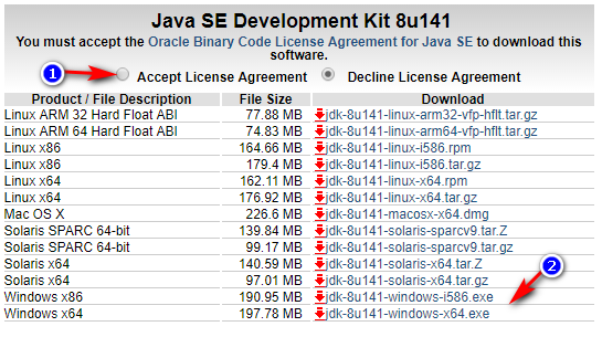 Configure Java JDK Windows