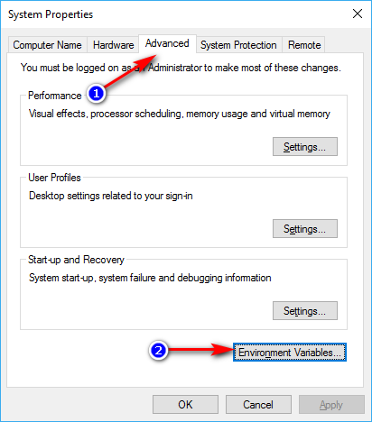 Configure Java JDK Windows